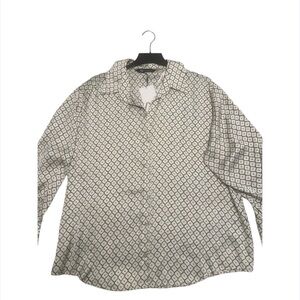 NWT ZARA  ‎ Blouse Geometric Size S XXL